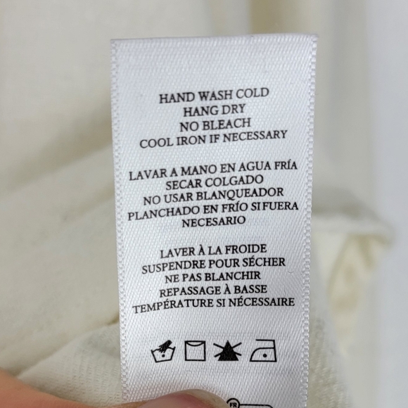 Rails Angelica Shirt Winter White Button Up Embellished Cream Small - Picture 10 of 13